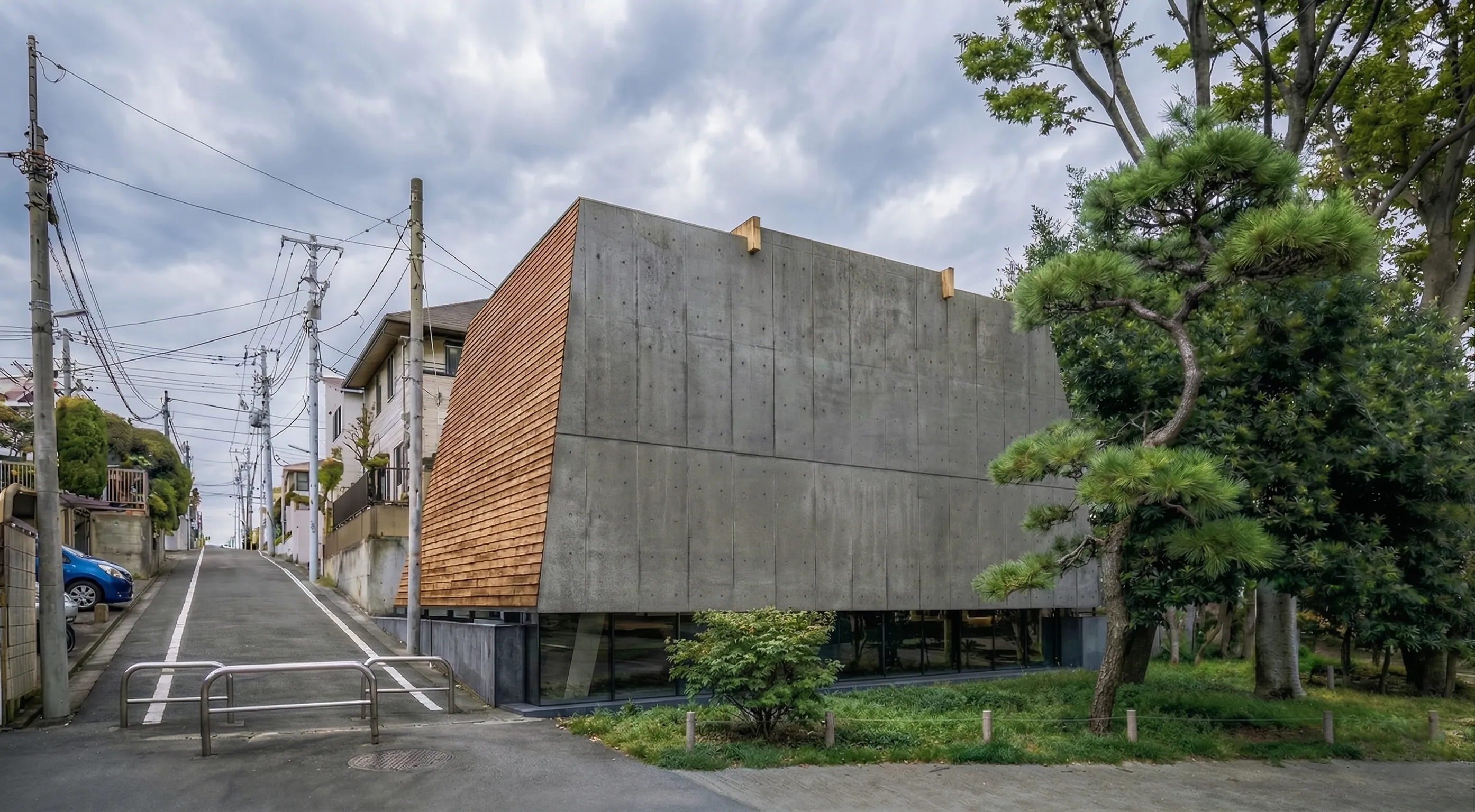 Exterior visualization of Inokashira House